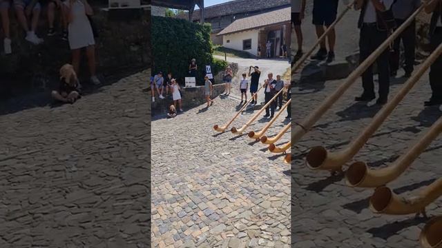 Альпийский Горн. Швейцария.🙂 смотреть онлайн