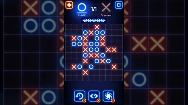 Tic Tac Toe Glow (Android/ios) Gameplay Walkthrough