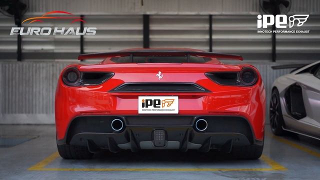 Ferrari 488 w/ IPE F1 full exhaust full system  #ipef1#ipe #ferrari #488