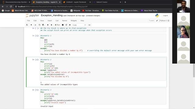 Machine Learning using Python | Exception Handling смотреть онлайн