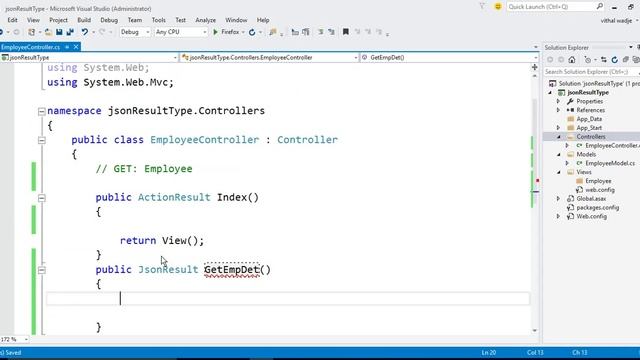 JsonResult Types in ASP.NET MVC смотреть онлайн