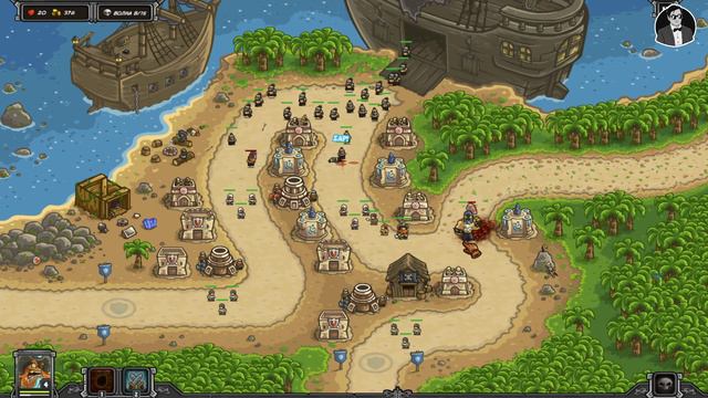 Я НЕ СМОГ ПРОЙТИ ЭТОТ УРОВЕНЬ | Kingdom Rush Frontiers | #3 смотреть онлайн