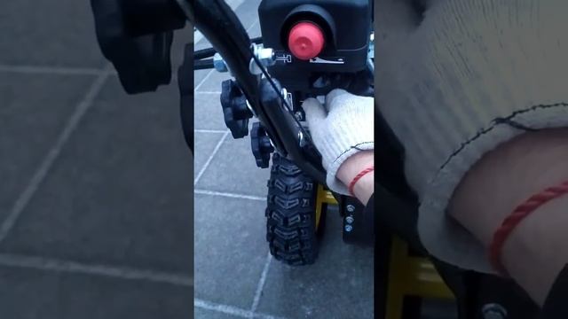 ЗАВЕДЕТСЯ ИЛИ НЕТ? СНЕГОУБОРЩИК HÜTER 4100. ПЕРВЫЙ ЗАПУСК. ХУТЕР.