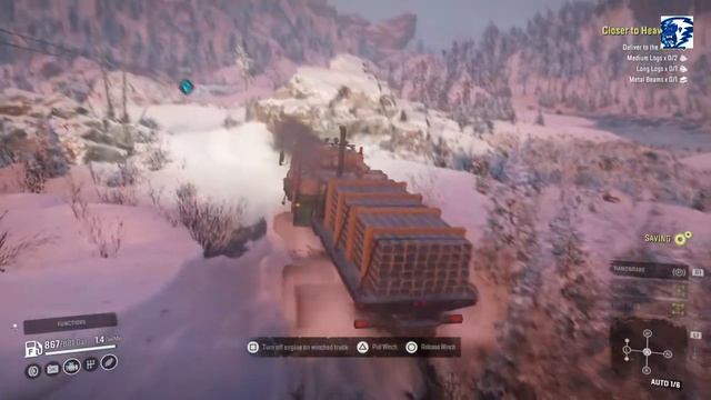 SnowRunner | PHASE4 | Closer To Heaven | 6 Wheel Steer WS6900 | Urska River, Amur | Gameplay 54 смотреть онлайн