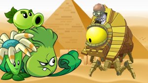 Первая встреча с Зомоссом. РАСТЕНИЯ против ЗОМБИ 2 или PLANTS vs ZOMBIES 2. Серия 4