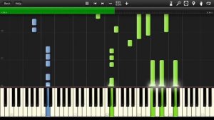 Кино - Звезда по имени Солнце [Synthesia Tutorial]