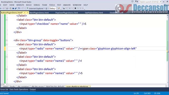 Bootstrap Tutorial for beginners - Bootstrap Plug-in Button смотреть онлайн