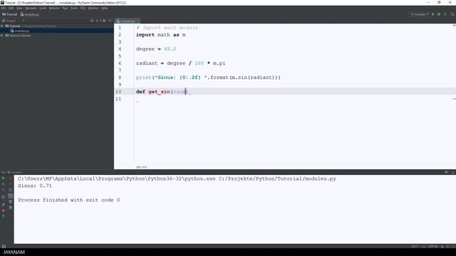 Python Tutorial Modules смотреть онлайн