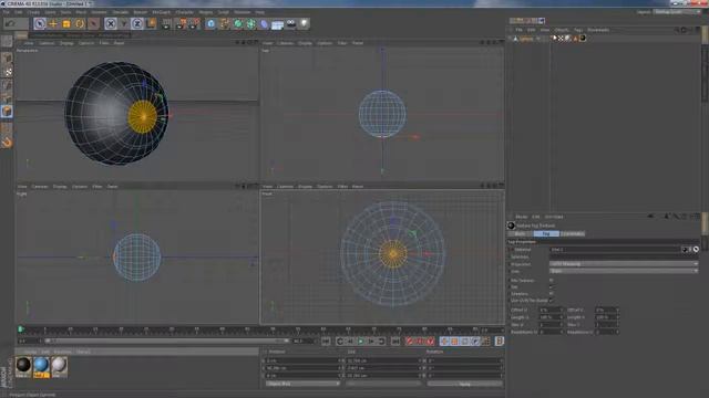 14 How to set selection in Cinema 4D смотреть онлайн
