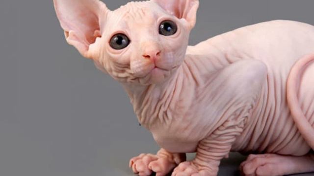 Gatto Bambino: insolito incrocio tra Sphynx e Munchkin смотреть онлайн