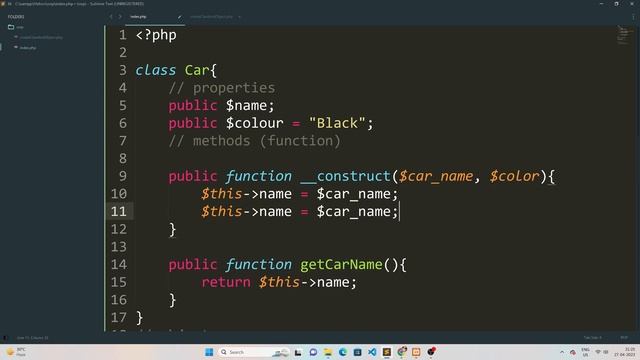 Constructor In PHP OOP | Object-Oriented Programming in PHP | Full Tutorial [HINDI] - #3 смотреть онлайн