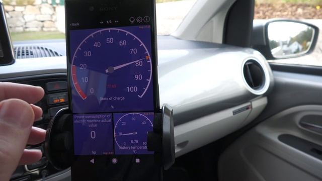 Vw e-UP! OBDII scanning with Car Scanner смотреть онлайн