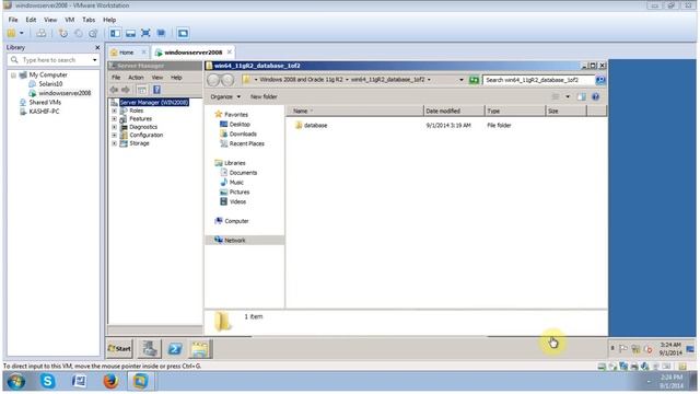 Install Windows Server 2008 & Oracle Database 11gr2 On VMware Workstation Part 2 смотреть онлайн