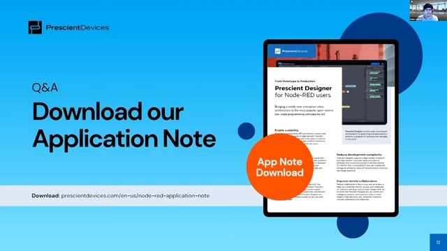 Prescient Designer: Scaling Node-RED to Enterprise-class IoT Applications Webinar смотреть онлайн