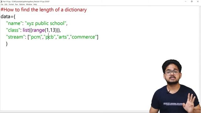 How To Find Length Of A Dictionary || Python Tutorial In Hindi || Tutorial 111 смотреть онлайн