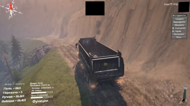 VOLVO встал на колеса и на скорости поехал на погрузку но были моменты где я чуть не слетел смотреть онлайн