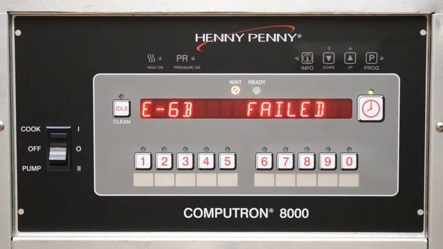 Troubleshooting E-6 Error Code - Henny Penny 4-Head Pressure Fryers смотреть онлайн