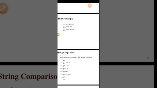 Ord() and chr() methods in python and string operations смотреть онлайн