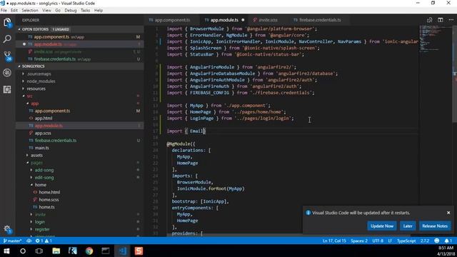 Making an Ionic App Using Firebase Authentication and Realtime Database: Part 1 смотреть онлайн