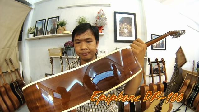 GTGuitarshop guitar review - Epiphone DR-100 Vs Thuan Guitar DT 01 смотреть онлайн