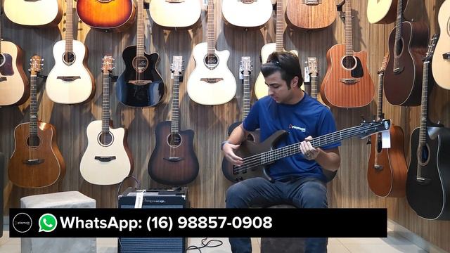 Contrabaixo Ibanez Ativo 5 Cordas GSR 205B WNF - Playmusic Store смотреть онлайн