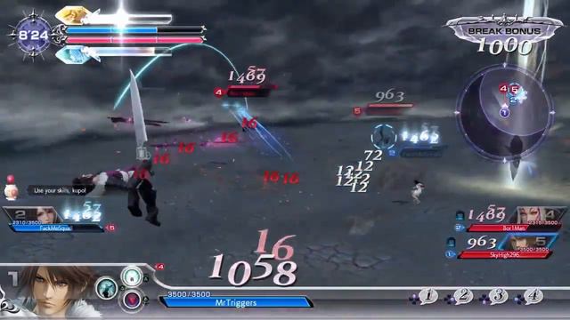 Dissidia Final Fantasy NT 2v2 - Squall & Rinoa Vs Ultimecia & Squall смотреть онлайн