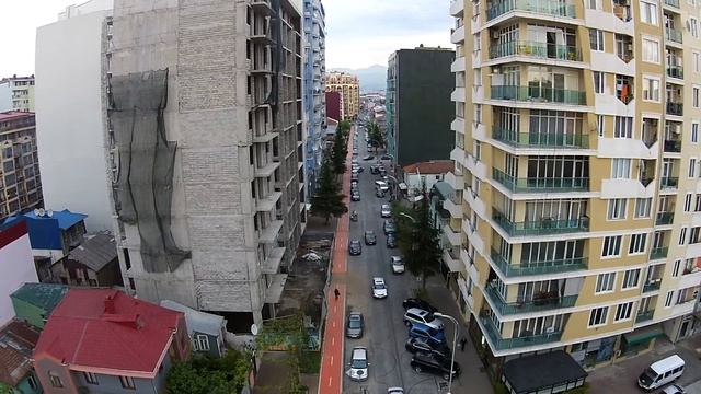 2015.09.08 Fly over Vakhtang Gorgasali street - Batumi смотреть онлайн
