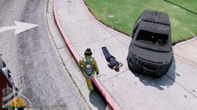 GTA 5 New Firefighter Mod First Look At Fire Callouts For LSPDFR смотреть онлайн
