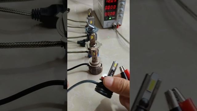 LED Headlight bulb power test смотреть онлайн