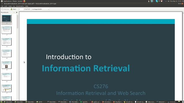 Web Information Retrieval (Prof. L. Becchetti) - Lecture 7 (21 Mar. 2019). смотреть онлайн