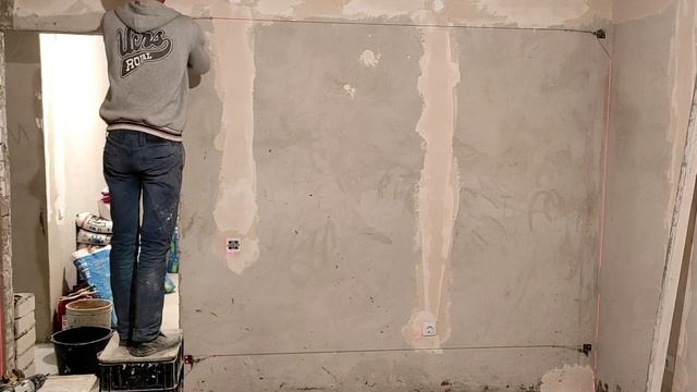 ЭКОНОМИЯ ШТУКАТУРКИ! ПОКАЗЫВАЮ, КАК НАТЯНУТЬ СТРУНЫ ПОД ШТУКАТУРКУ смотреть онлайн