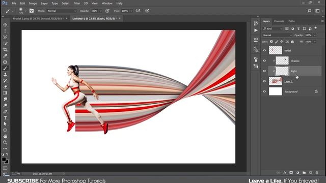 Pixel Stretch Effect | Photoshop Tutorial (Smart Graphics) смотреть онлайн