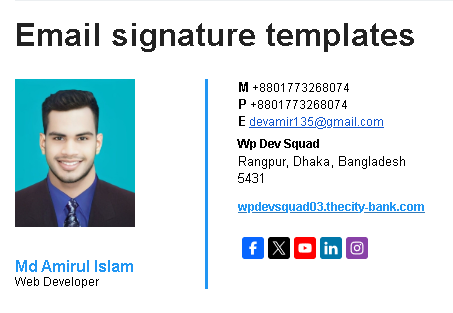 How to Create Free Email Signature Template | Email Marketing | Bangla Tutorial 2024 | Devamir Tech
