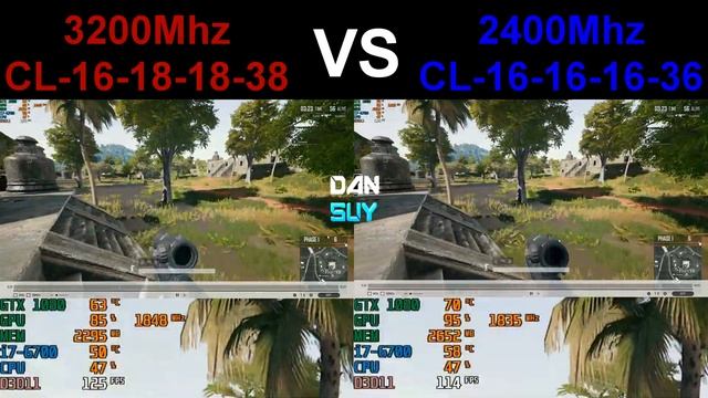 3200Mhz VS 2400Mhz Ram Speed Test on PUBG смотреть онлайн