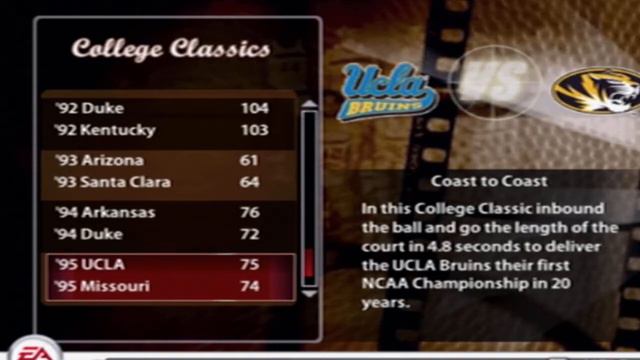 NCAA March Madness 2007 Quick Look at Game Menu Retro Video Game смотреть онлайн