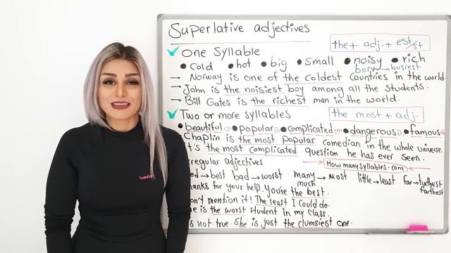 صفت عالی یا برترین در زبان انگلیسی | superlative adjectives | آموزش انگلیسی صفرتاصد پریا قسمت 78 смотреть онлайн