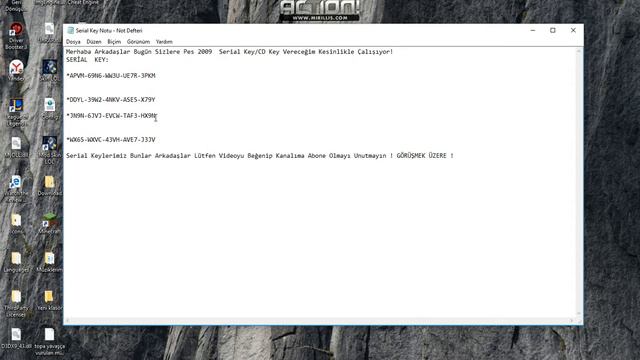 Pes 2009 Serial Key/Cd Key смотреть онлайн