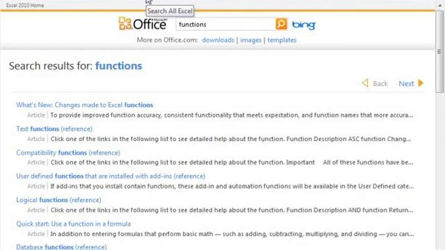 Excel 2010 Tutorial Using Excel Help Microsoft Training Lesson 11.1 смотреть онлайн