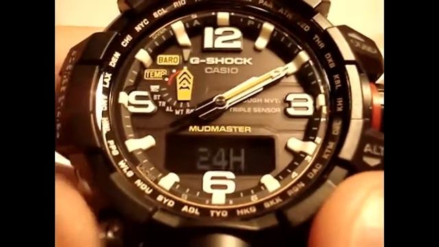 G-Shock GWG-1000 Mudmaster Настройка часов