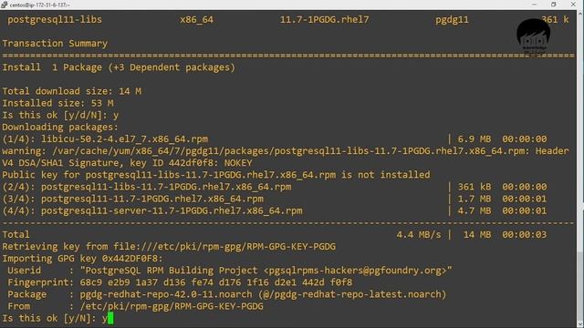 PostgreSQL Installation on Linux | Database Installation on CentOS смотреть онлайн