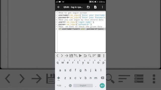 Simple python script for login and password смотреть онлайн
