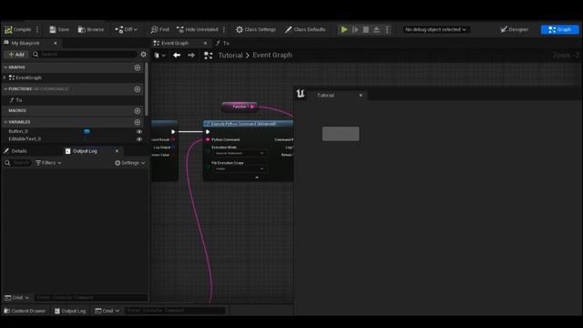 Execute python command with Return value in UE5 смотреть онлайн