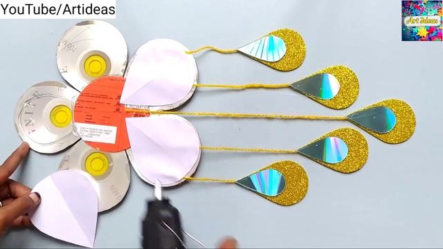 8 DIY Home decorations Ideas By Old CD || Weast CD Tutorial Home decor Ideas | CD craft | Art Ideas смотреть онлайн