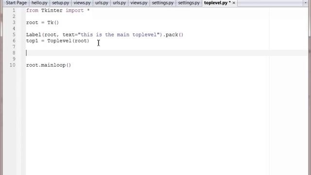 Python for Beginners - Episode 17: Tkinter's Toplevel Widget смотреть онлайн