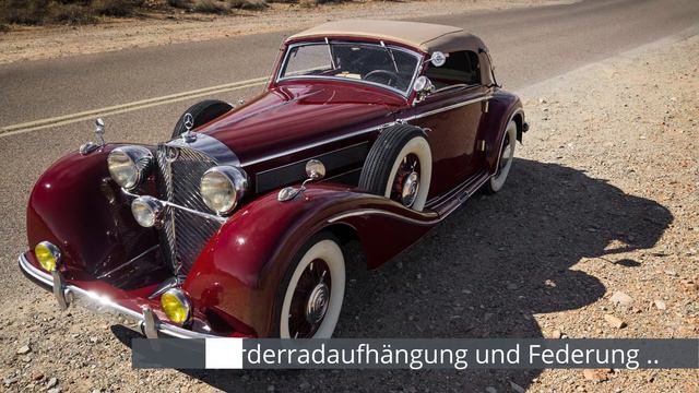 1938 Mercedes Benz 540 K Cabriolet A смотреть онлайн