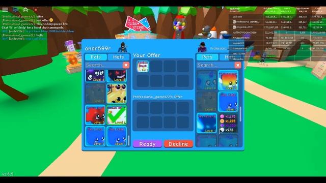 i have blow 100B bubbles blow#3 #BUBBLEGUM SIMULATOR смотреть онлайн