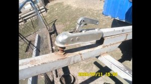 Сцепка автоприцепа к мотоблоку быстросъемная