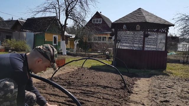 Наша любимая дача. Посадка огорода, красота природы, поход на речку смотреть онлайн