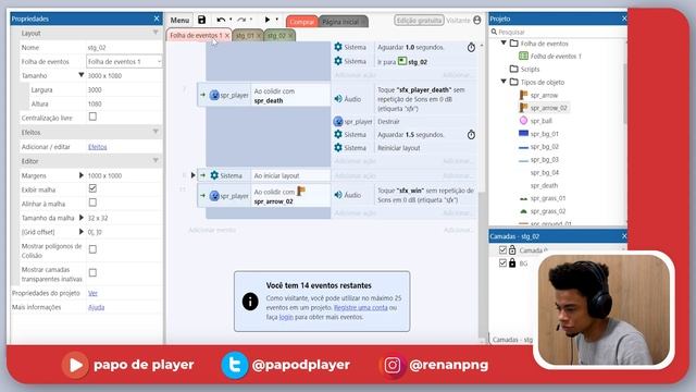 Criando um OBJETO a partir de outro - Como SUMMONAR um objeto no Construct? - [Aula 13] смотреть онлайн