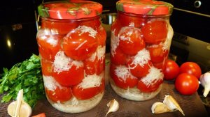 Помидоры «под снегом» - маринованные, вкусные, на зиму в литровых банках. Простой и быстрый рецепт.